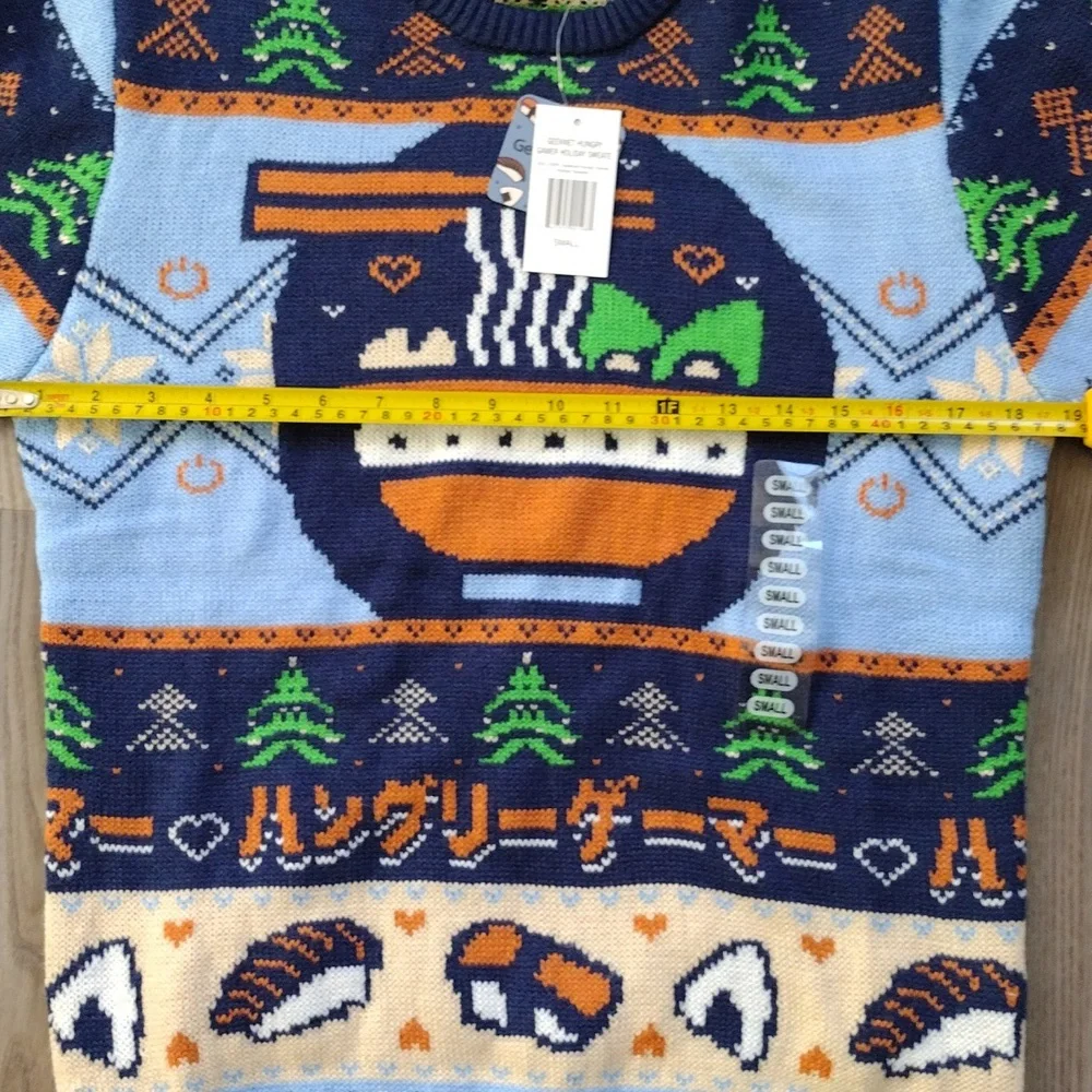 Hungry Gamer Holiday Christmas Sweater Geeknet Size Small NWT - Picture 6 of 10